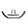 A6 12-15 RS6 FRONT DIFFUSER (BLACK)