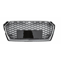 A5 18 RS5 GRILLE (WO LOGO) SILVER FRAME