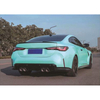 G22 M4 REAR BUMPER(SIDE OUTLET) G22 M4 EXHAUST WITH TAIL PIPE (for middle outlet)