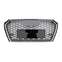 A4 17 RS4 GRILLE(W LOGO)SILVER FRAME