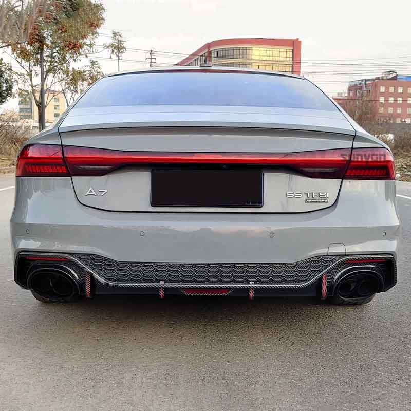 19- A7 S7 upgraded to RS7 Rear Bumper Assy