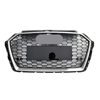 A3 18 RS3 GRILLE(W LOGO)(SILVER FRAME/BLACK GRILE)